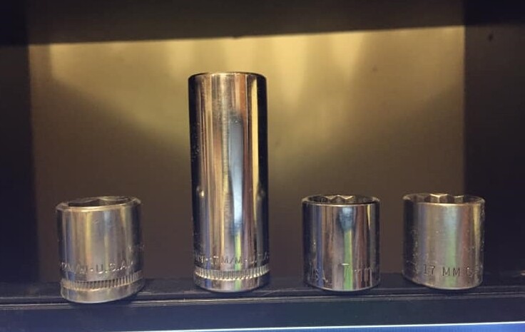 USA MADE 17mm sockets 3/8 1/2 drive price each 6pt 12pt vintage tools gallery