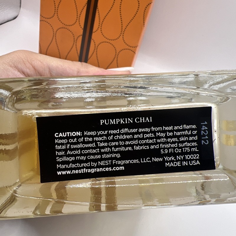 Nest Fragrances Pumpkin Chai Reed Diffuser - 5.9 fl oz gallery
