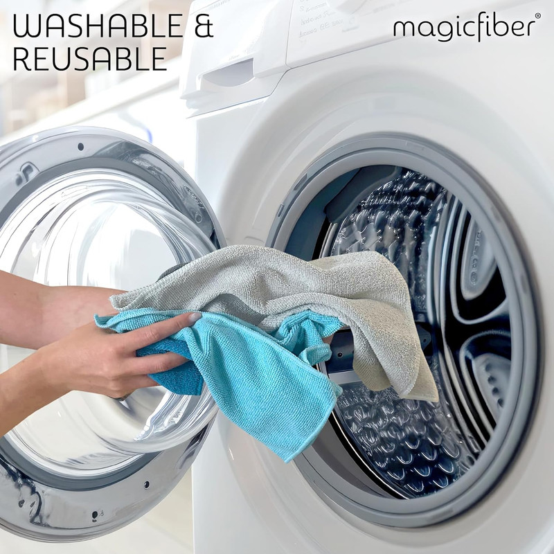 Microfiber Cleaning Cloths 12 Pack Large 13x11 Absorbent Lint Free Towels gallery