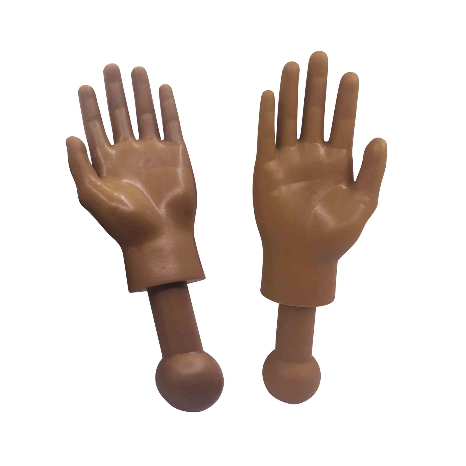 Tiny Hands 4.5-Inch Novelty Toys | Left and Right Hands, Deep Brown gallery