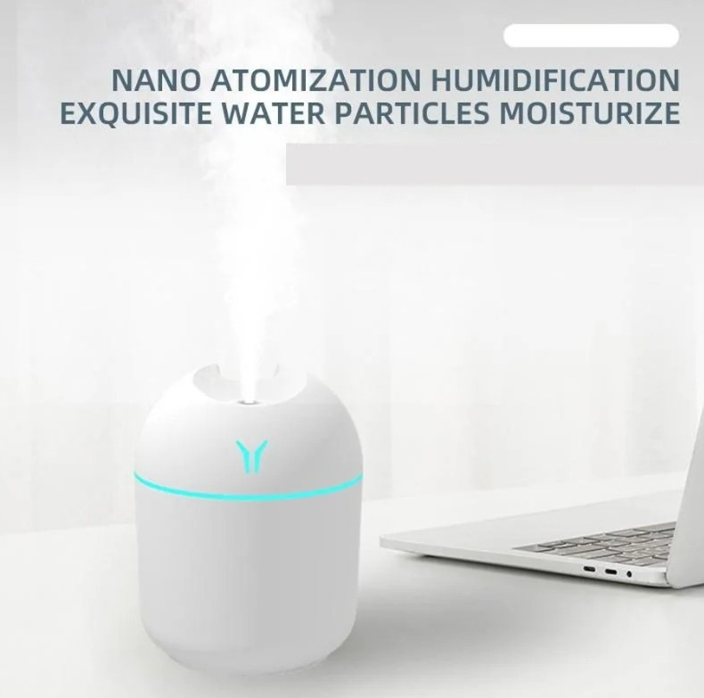 1pc White 250ML USB Mini Air Humidifier Aroma Diffuser LED Mist Maker - NEW gallery