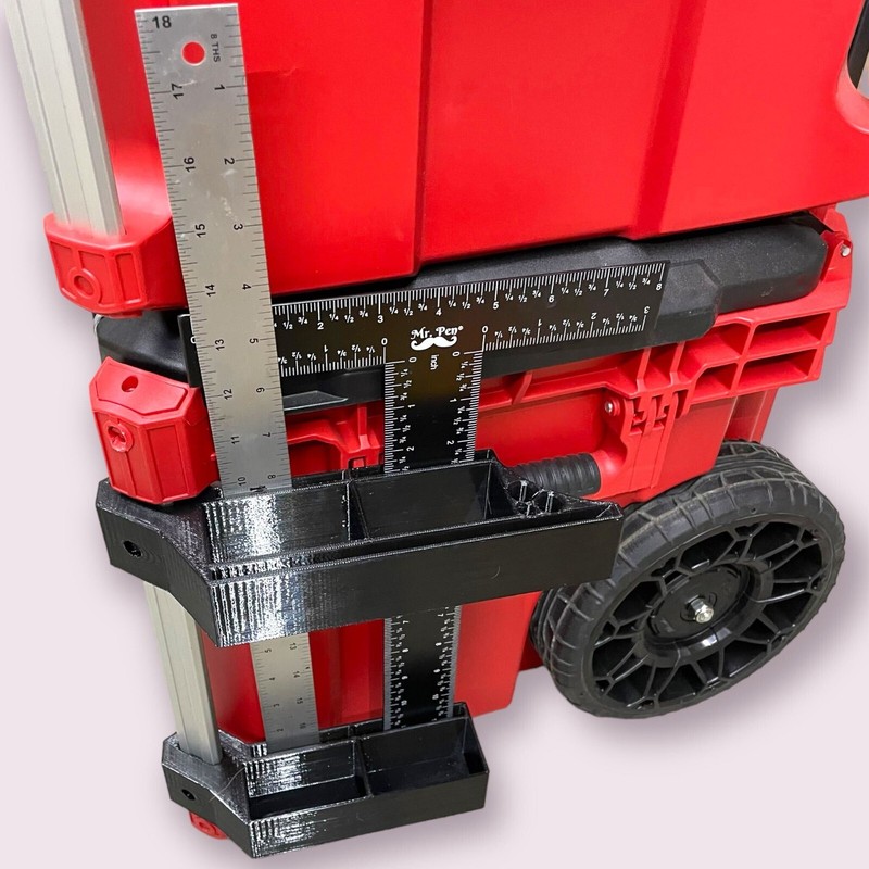 Dual Level + Square Edge + T-square Holder Packout Toolbox - Made In USA gallery
