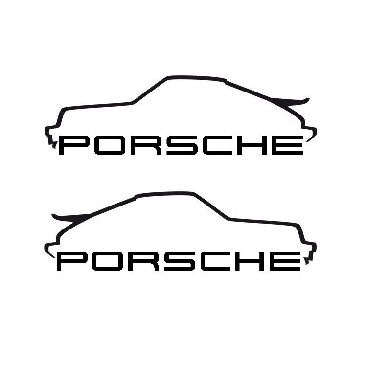 911 Carrera Outline Decal 911 Sticker for Car Window Laptop Trailor Office gallery