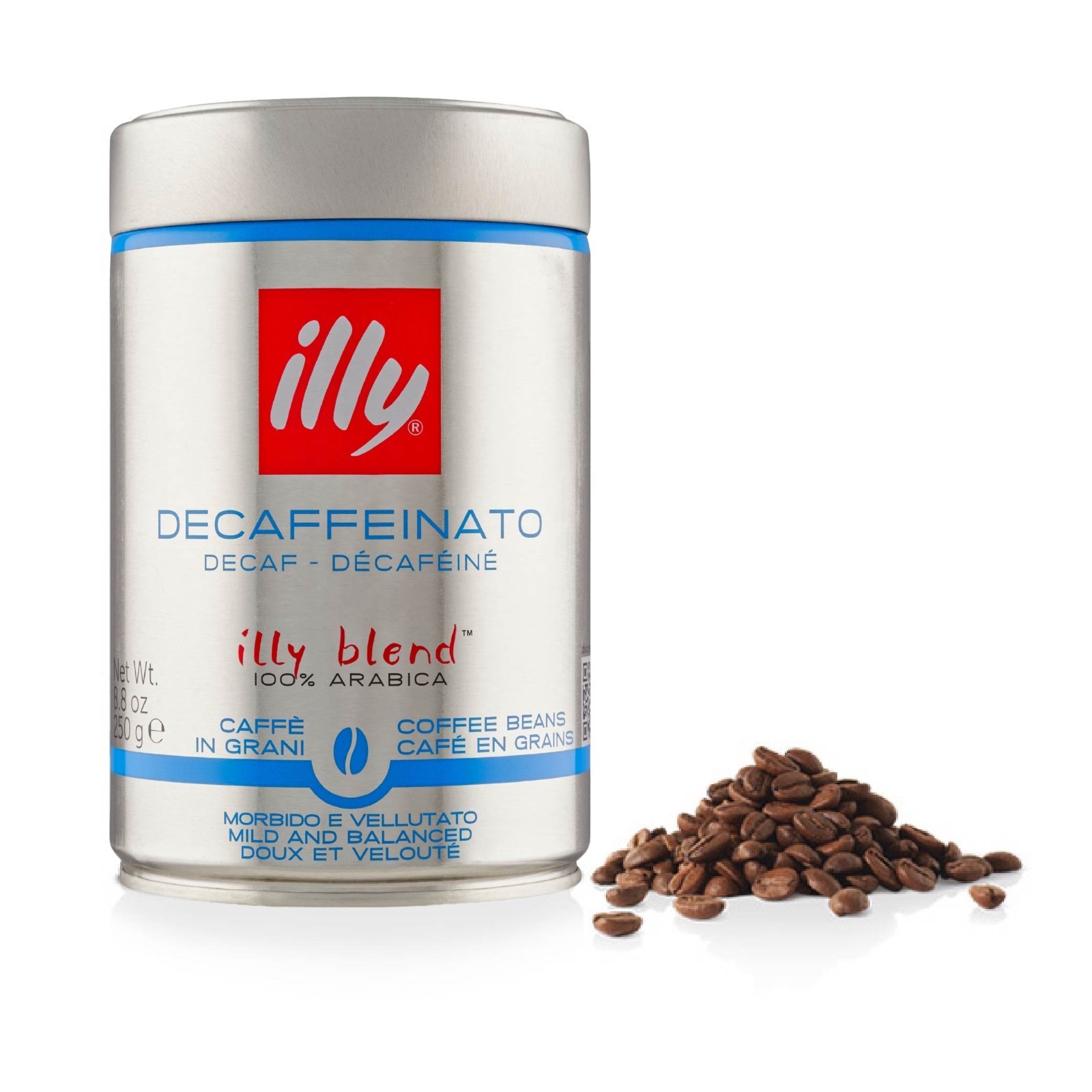 illy Decaf Green Decafeinated Coffee Beans Tin 250g - 1 PACK - EXP 09/2027 gallery