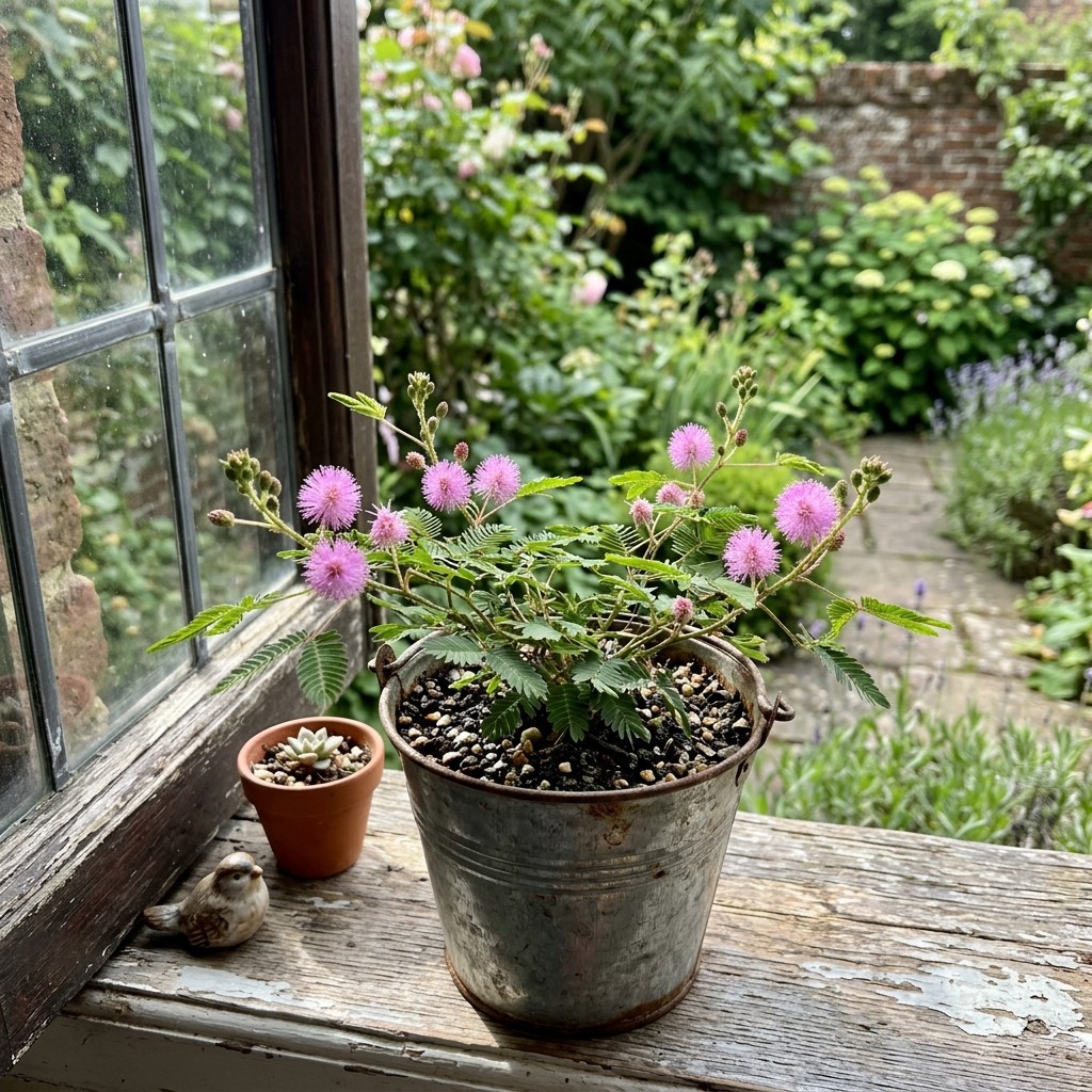 100 Pink Sensitive Plant Seeds - Mimosa Pudica Interactive Houseplant Fun gallery