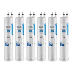6 pack Refrigerator water filter Replacement for KAD3RXD1,WHR3RXD1,W101211416