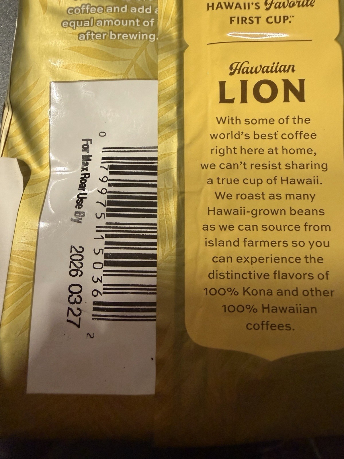 3pk Lion 100% Kona Coffee Medium-light Roast Ground 7oz/198g Each gallery