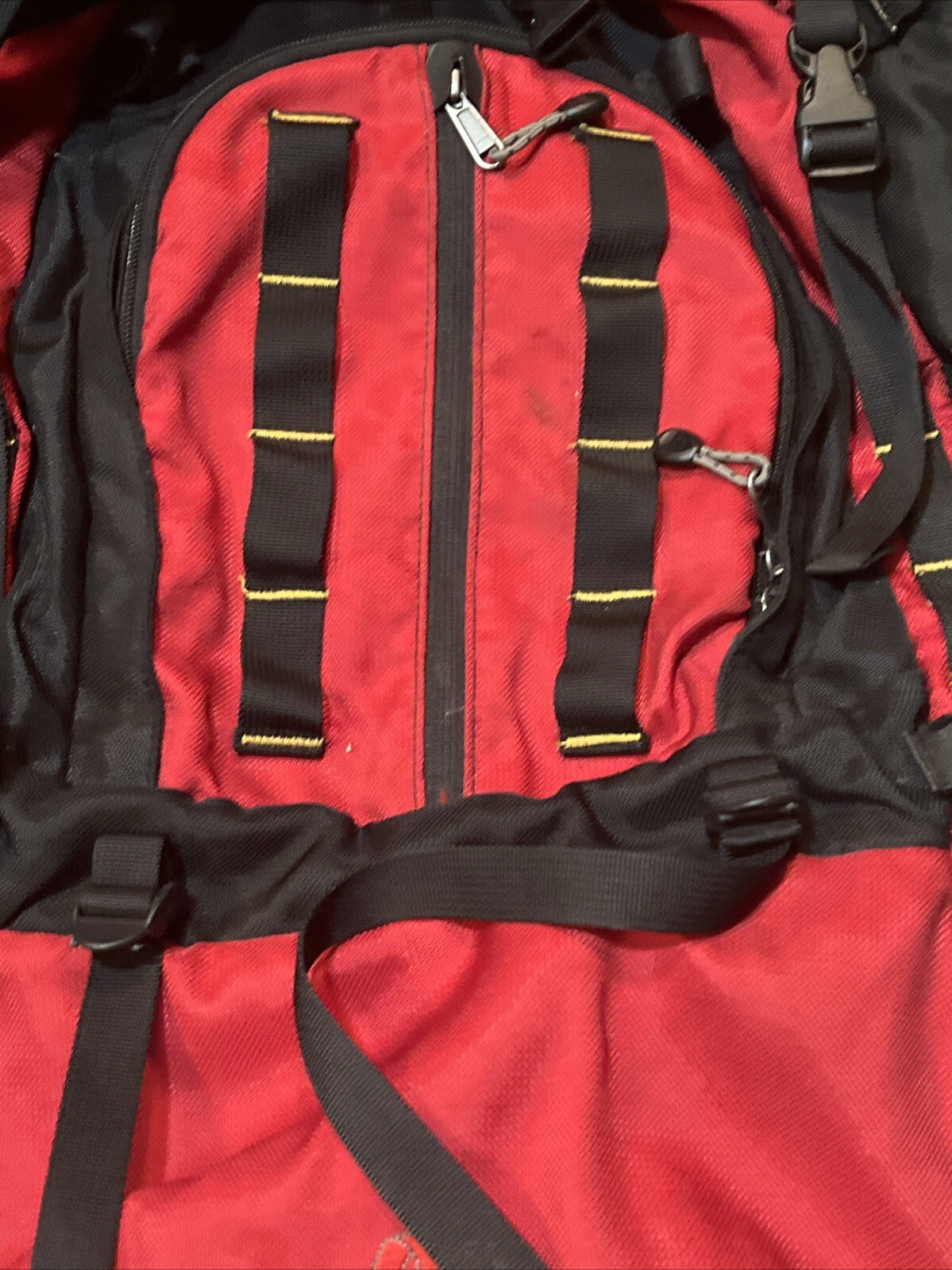 Mountain Smith Backpack Internal Frame Red Hiking Bag Bridger 4000 2