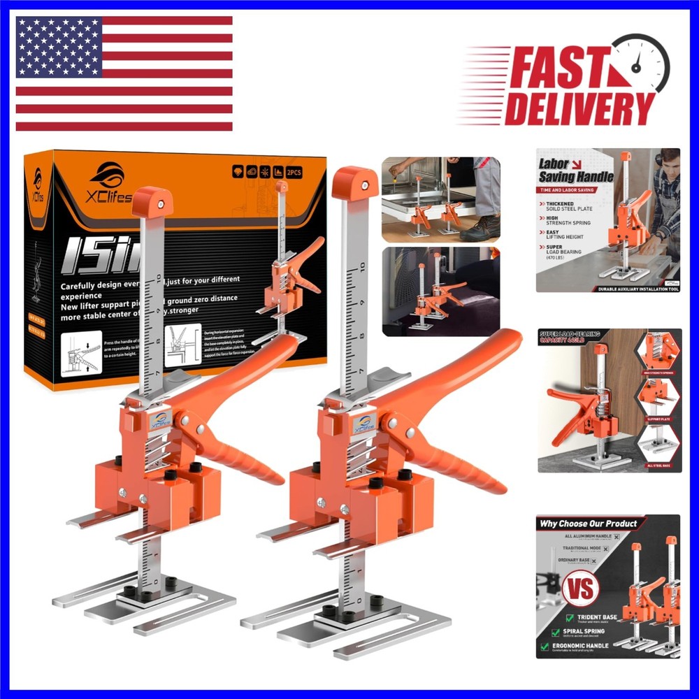 Multi-Function 2 Pack Labor Saving Arm Jack - Ideal for Heavy Lifting Projects