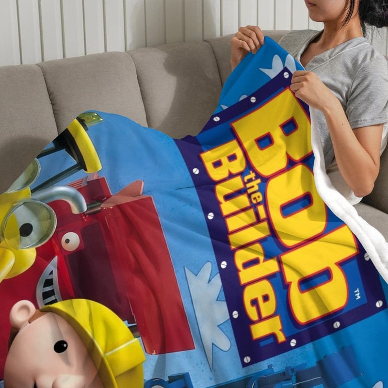 Bob the Builder Flannel Blanket Bed Sofa Couch Throw Birthday Gift for Kids gallery