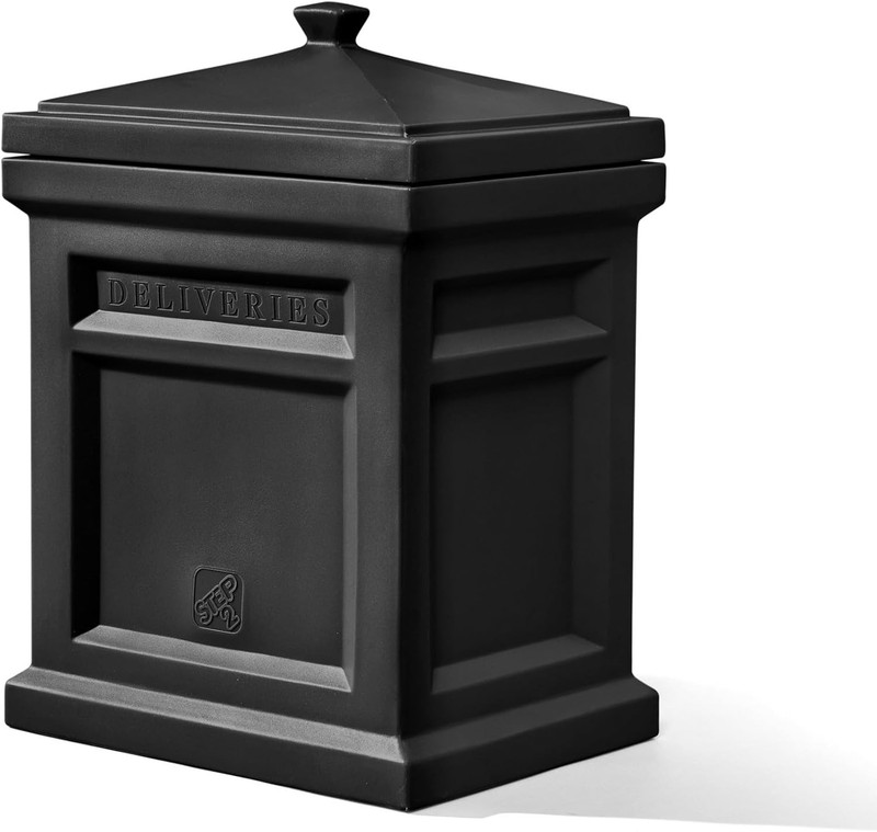 Express Parcel Delivery Box, Large Outdoor Package Bin with Lid, Weather-Resi... gallery