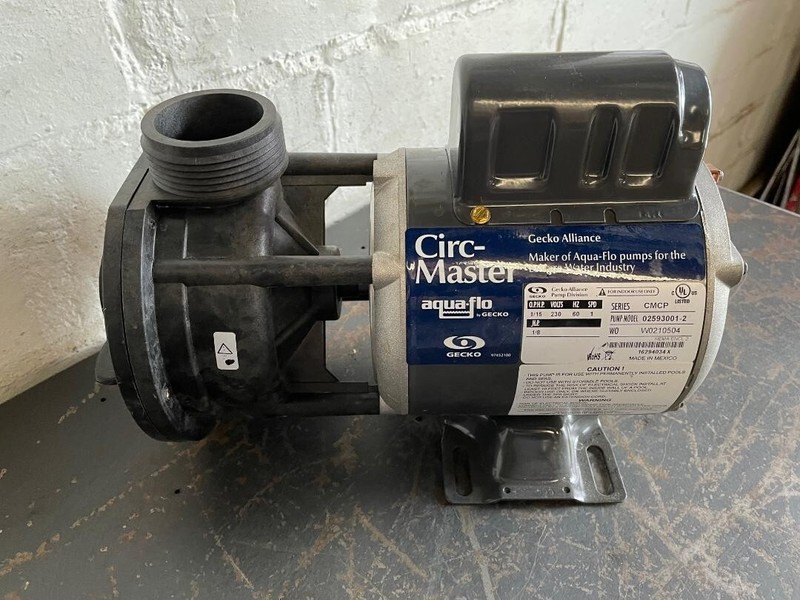 Aqua Flo Gecko Circulating Pump CMCP, 1/15hp, 230v, 1-1/2", OEM gallery