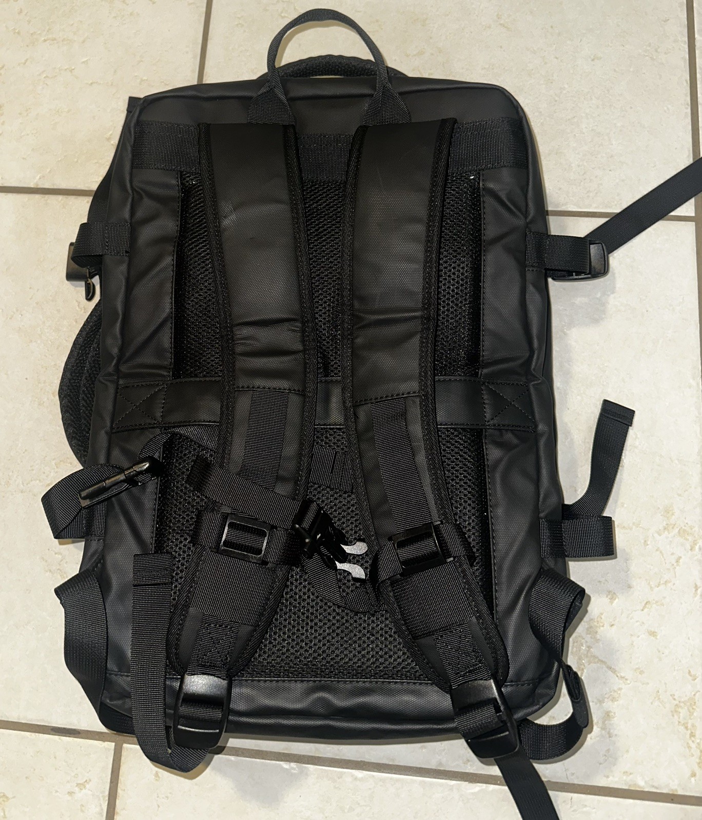 BANGE Large Capacity Black Backpack for Travel Official 3