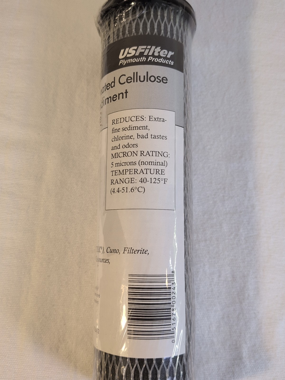USFilter Carbon-Impregnated Cellulose Filter Cartridge Model C1 gallery