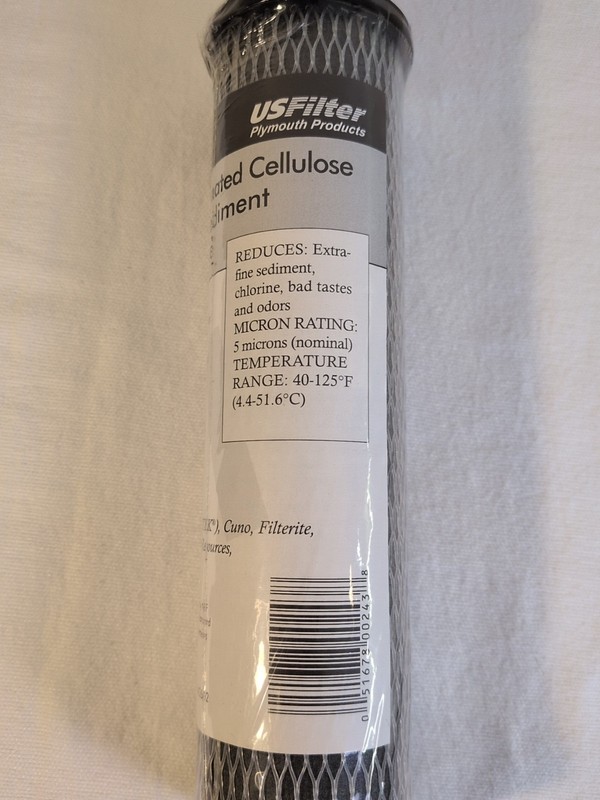 USFilter Carbon-Impregnated Cellulose Filter Cartridge Model C1 gallery