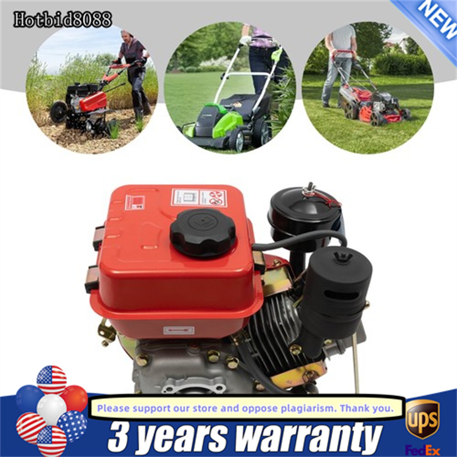 Diesel Engine 196cc 4 Stroke Single Cylinder Forced Air Cooling Diesel Engine gallery
