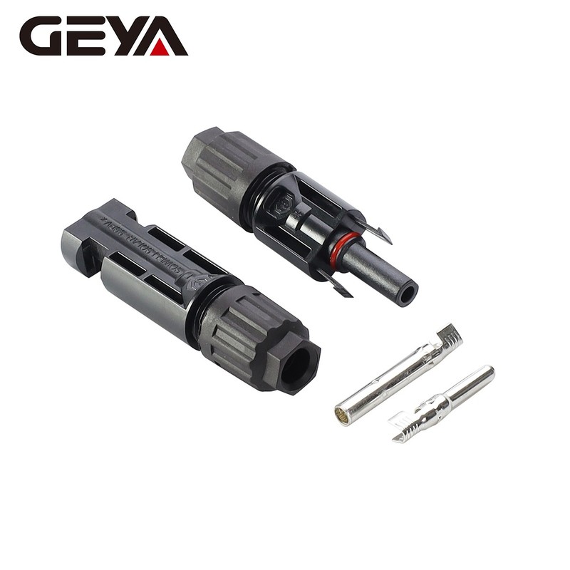 GEYA PV Wire Connector 10 AWG Solar Panel Extension Cable 1Pair Black & Red 6mm² gallery