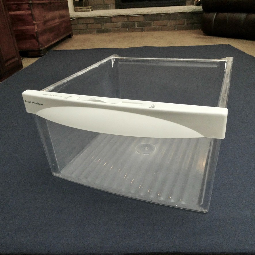 GE Refrigerator Vegetable Crisper WR32X10834 197D2288 gallery