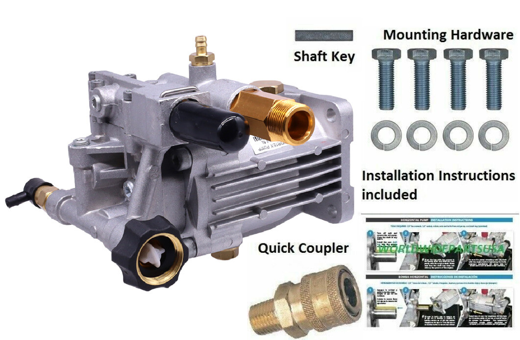 2750 PSI Pressure Washer Pump Fits 7/8 Shaft XR2500 XR2600 EXHA2425 FREE Key gallery