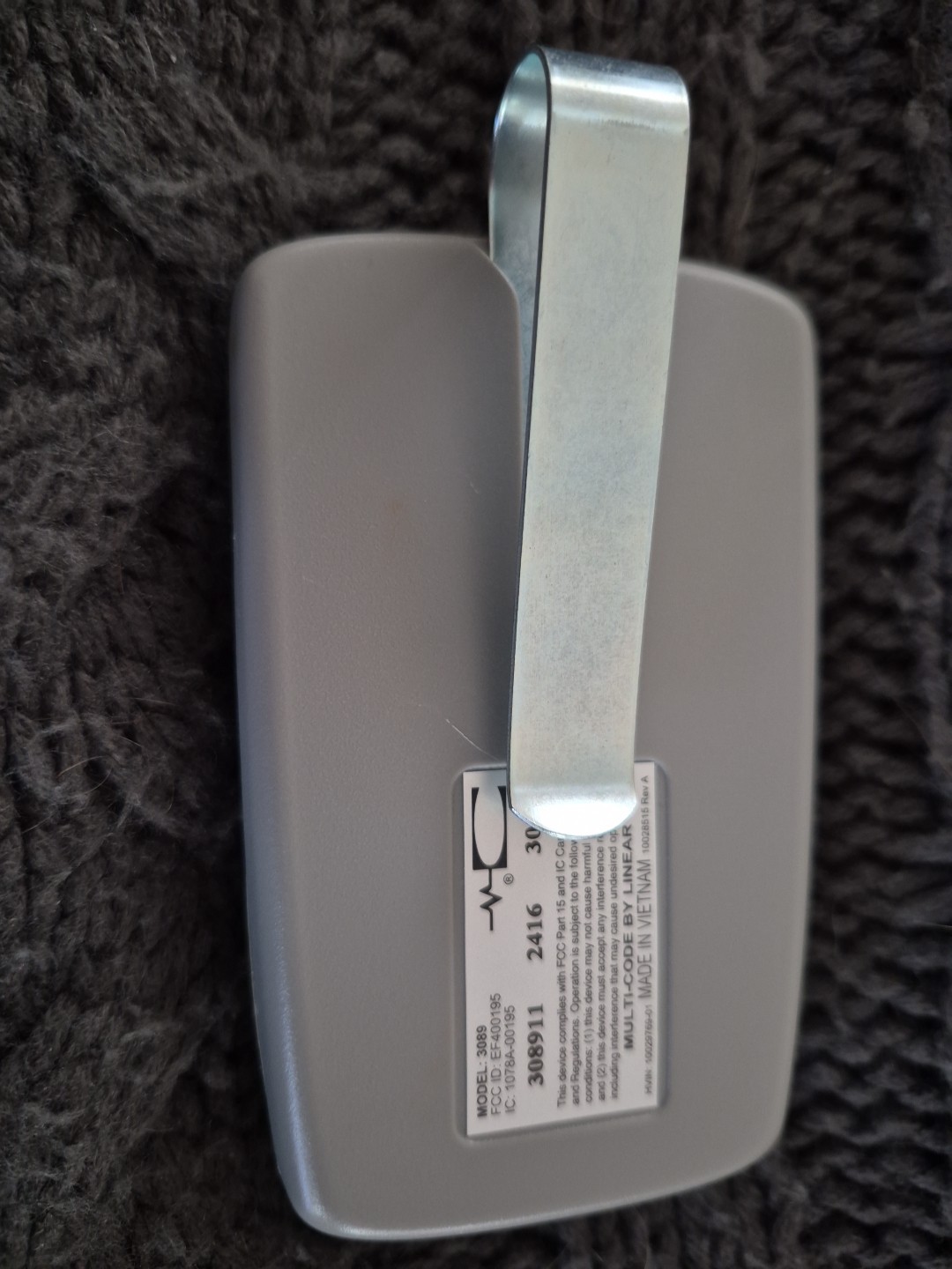 Multi-Code 3089 308911 Gate Garage Door Opener 300MHz 10 DIP Code Remote Control gallery