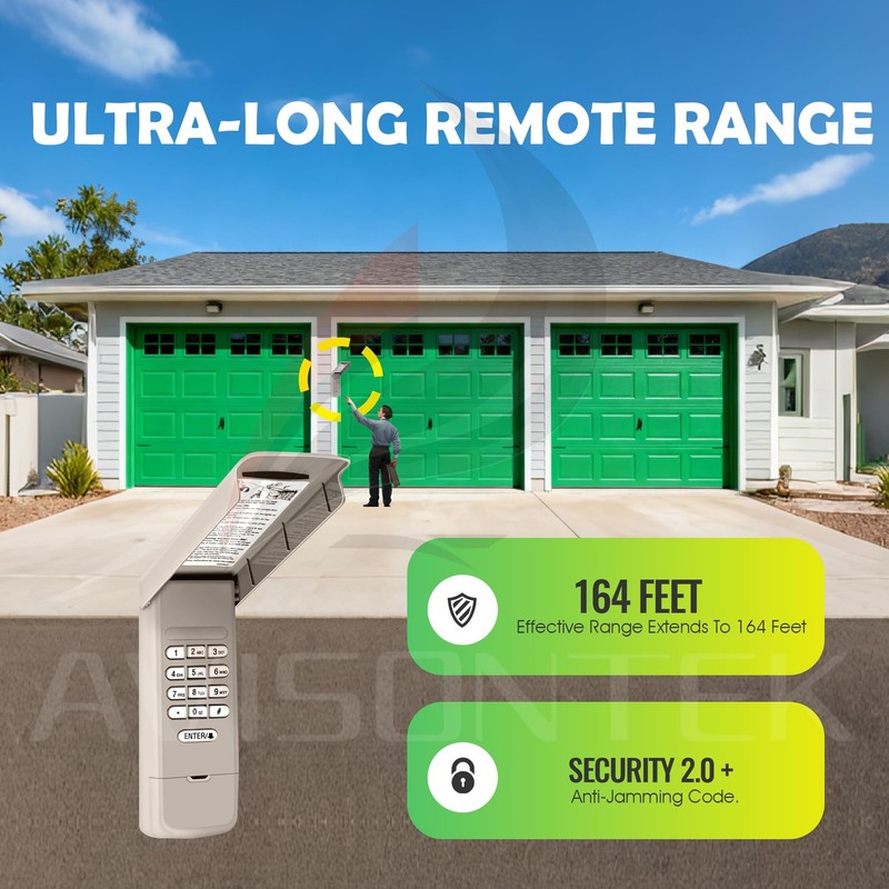 Avisontek for Chamberlain 940EV-P2 Wireless Universal Garage Door Opener Keypad gallery