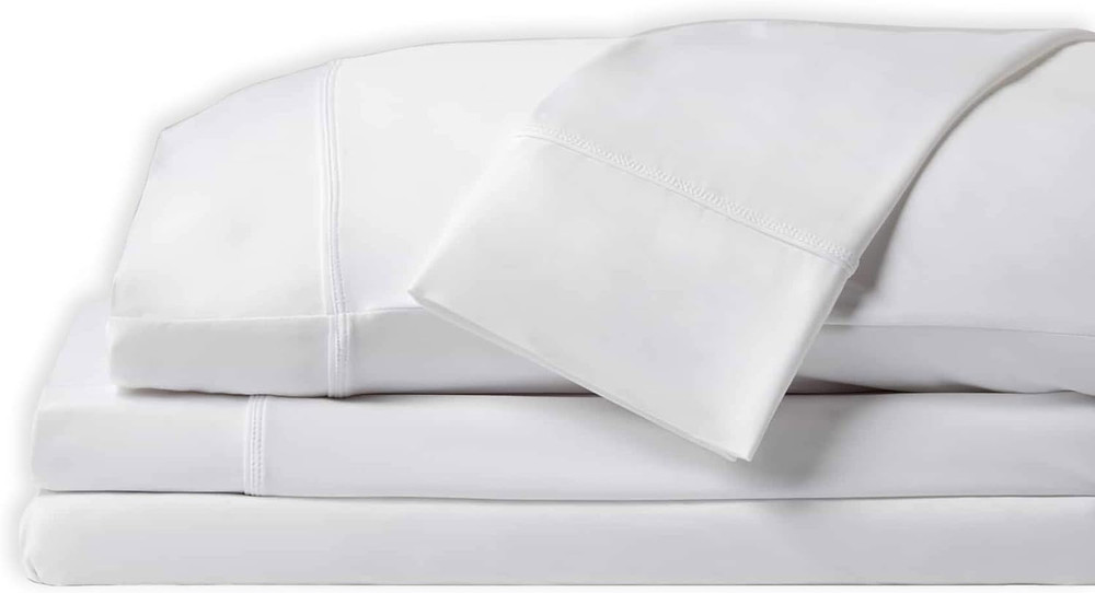 Cooling Performance Sheets Set - King/California King, Bright White, Wrinkle Fre