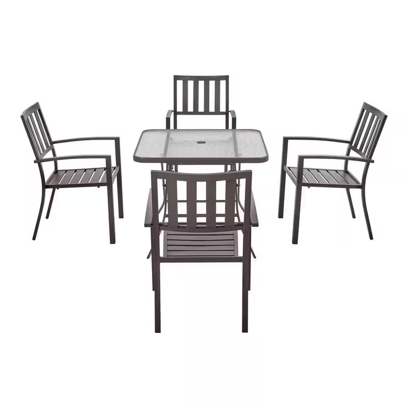 34 in. Square Folding Outdoor Dining Table NEW gallery