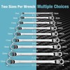 Offset Box Wrench Set Metric 9 Piece 6-23mm 75-Degree CR-V Steel in Pouch gallery