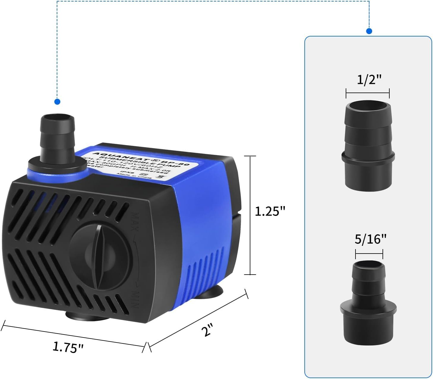 Small Fountain Pump for water feature, Fish Tank Indoor or Outdoor Pond Fountain gallery