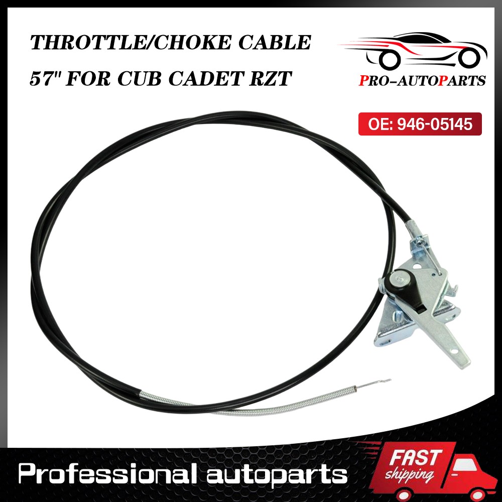 946-05145 Throttle/Choke Cable 57" For Cub Cadet RZT 42 46 50 54 S L L54 L50 L46 gallery
