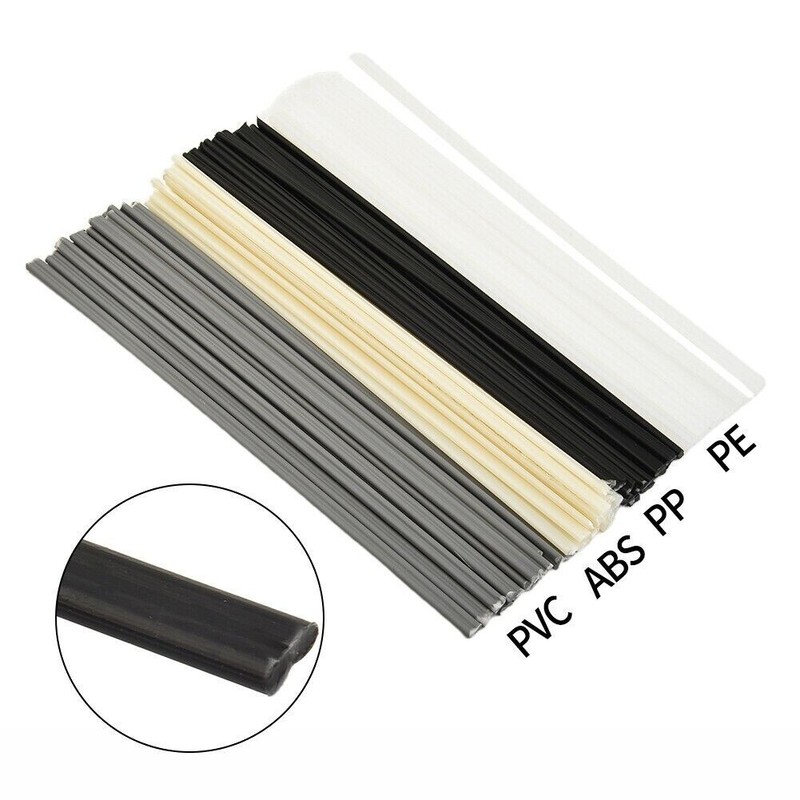8" 50pcs ABS/PP/PVC/PE Plastic Welding Rods Welder Sticks for Car Bumper Repair gallery