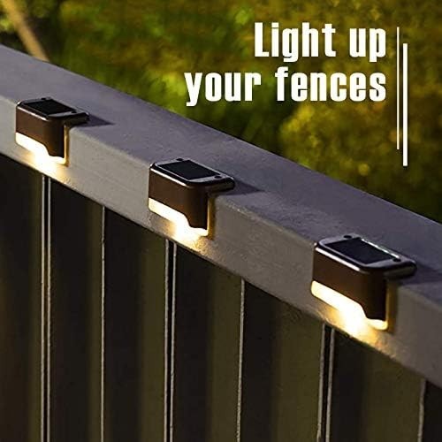 Warm White LED Stair Lights 16 Pack - Modern Design gallery