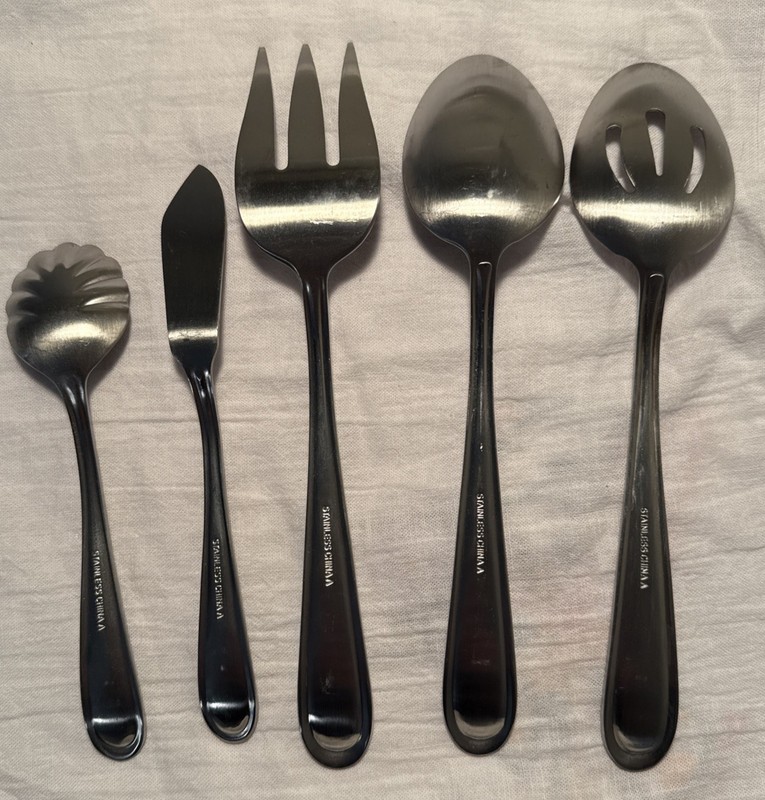 Stainless 5 Piece Serving Set, Simple Design, Useful Generic / Unbranded, China gallery