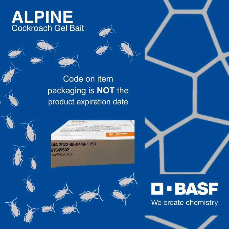 4 Tubes Alpine Cockroach German Roach Control Gel Bait Rotation 2 ~120 grams gallery