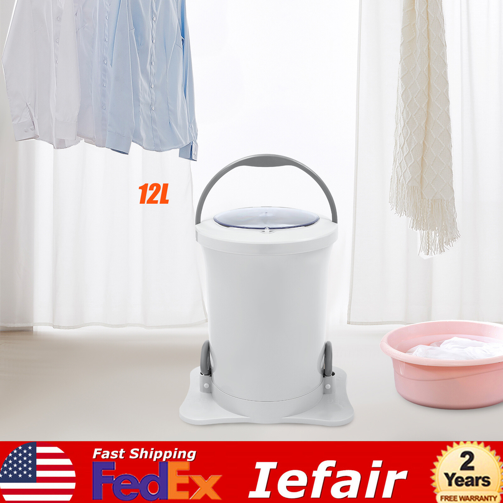 Portable Mini Manual Dehydrator Washing Machine Compact Washer Spin Dryer Barrel gallery