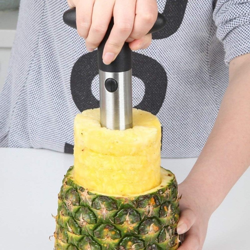 Premium Pineapple Corer and Slicer Tool - Sharp Pineapple Cutter gallery
