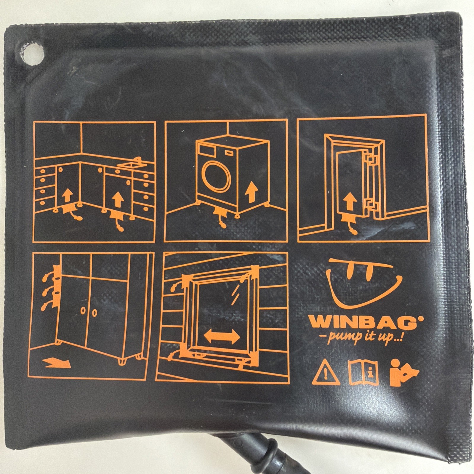 WINBAG Lift Tool Pump It Up 300lb Inflatable Shims 135kg Made In Denmark Great gallery