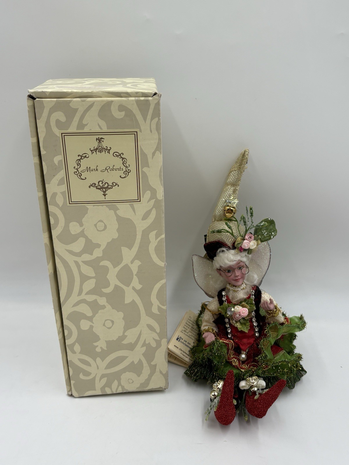 Mark Roberts Fairies Rare Christmas Joy Girl 51-85850 Figurine Box + COA NEW gallery
