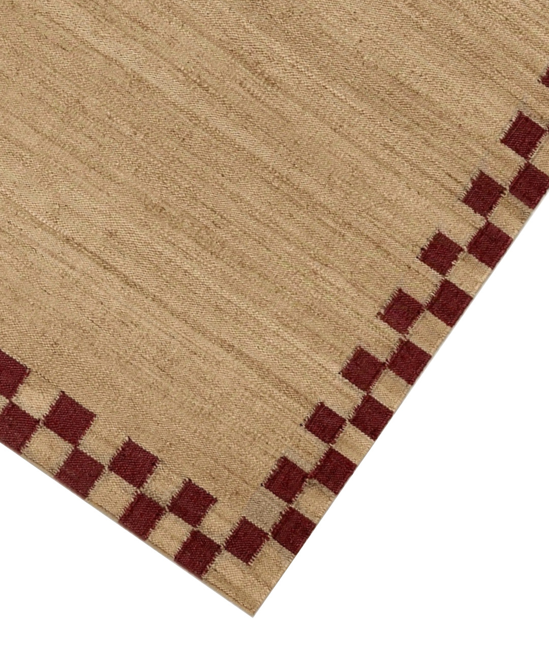 Handmade Checkered Jute Rug Nordic Scandinavian Flatweave Jute Large Area Rugs gallery