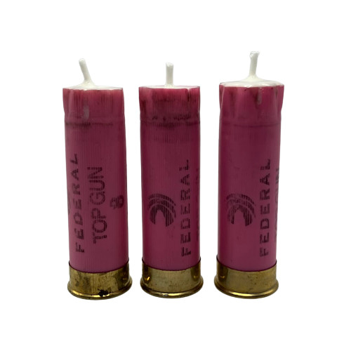 Shotgun Shell Candles Multiple Colors - 3PK, 12 Gauge, Shooting, Hunting gallery