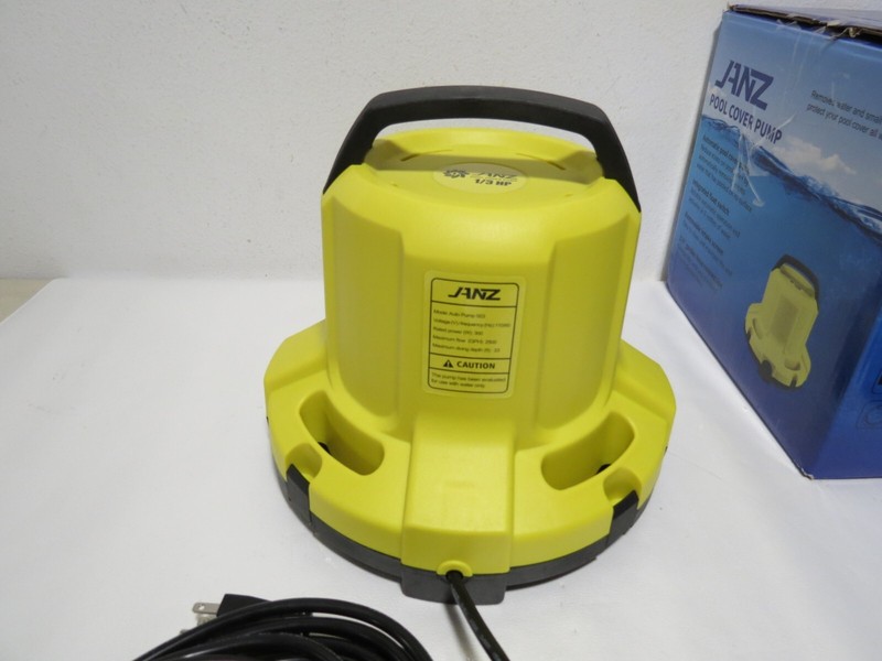 JANZ 2500 GPH Automatic Pool Cover Pump Above Ground,1/3 HP Submersible Pump Kit gallery