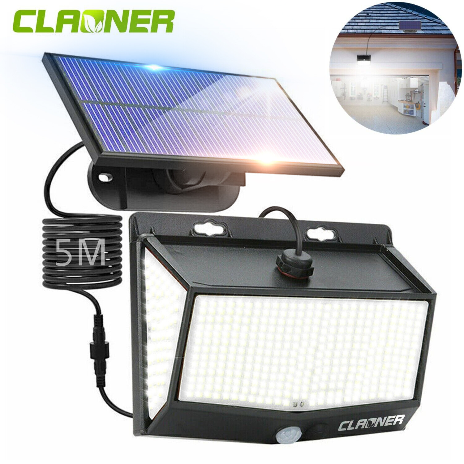 Waterproof 468 LED Solar Power Lights Outdoor PIR Motion Sensor Garden Wall Lamp gallery