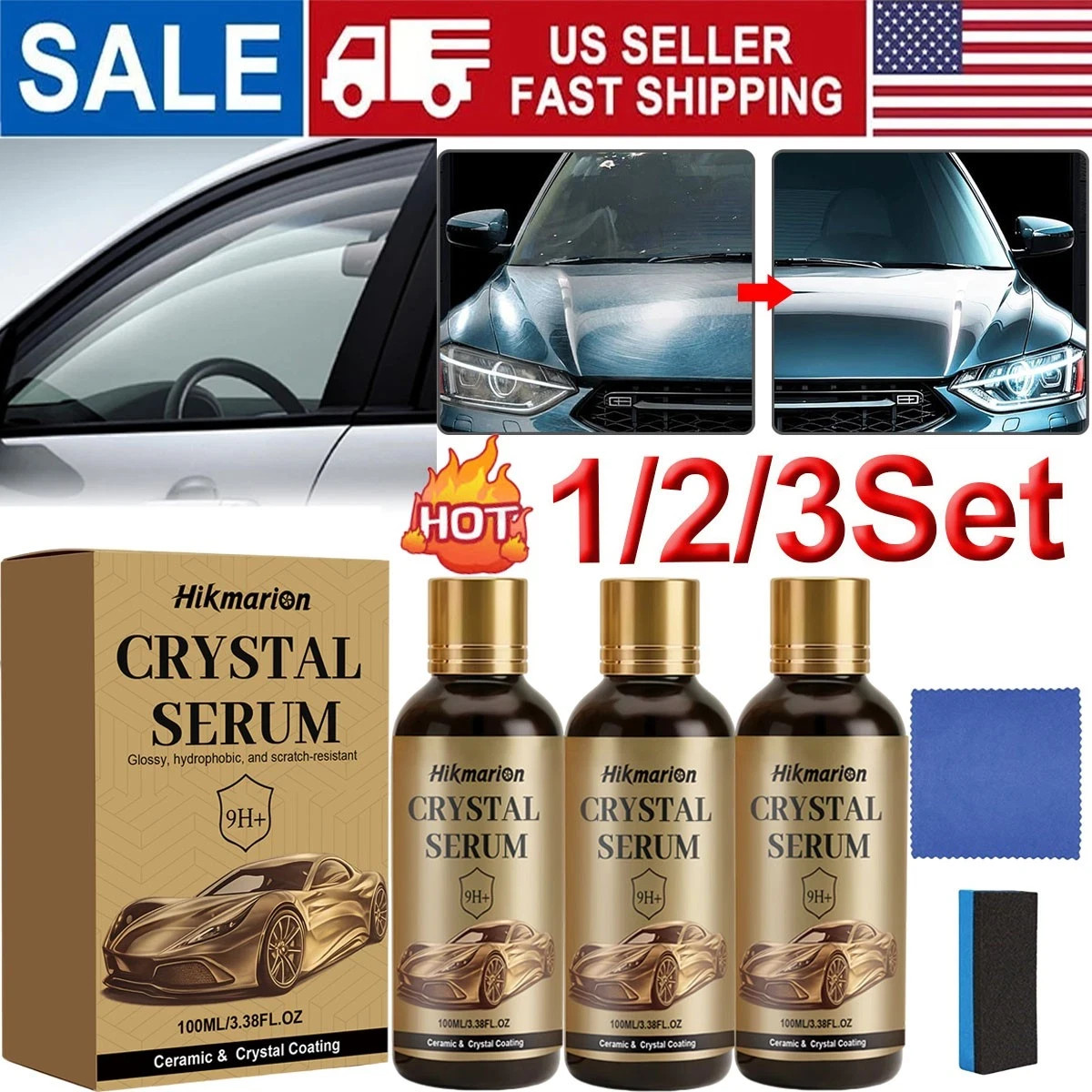 100ML PTZ Crystal Serum – Advanced Graphene Ceramic Coating For Cars US gallery