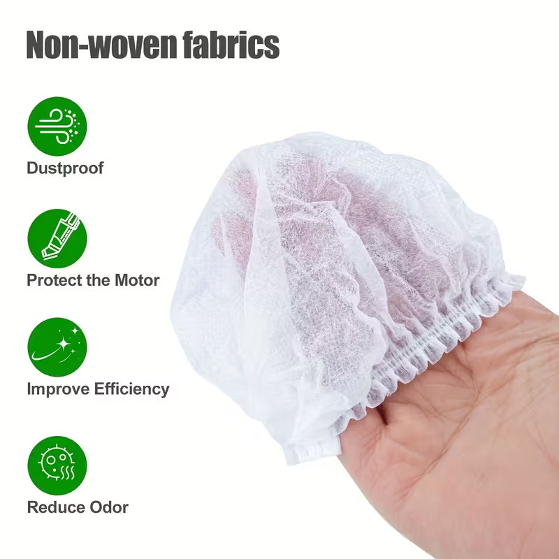 100× Disposable Vacuum Cleaner Filter Mesh Elastic Non-Woven Fabric Filter Cover gallery