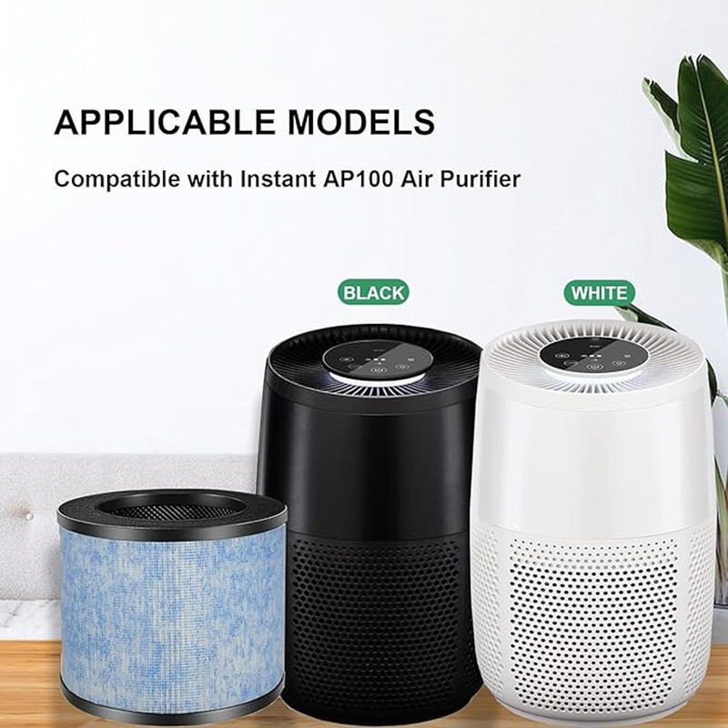 1-4 pack AP100 Filter Replacement compatible with Instant AP100 Air Purifier gallery