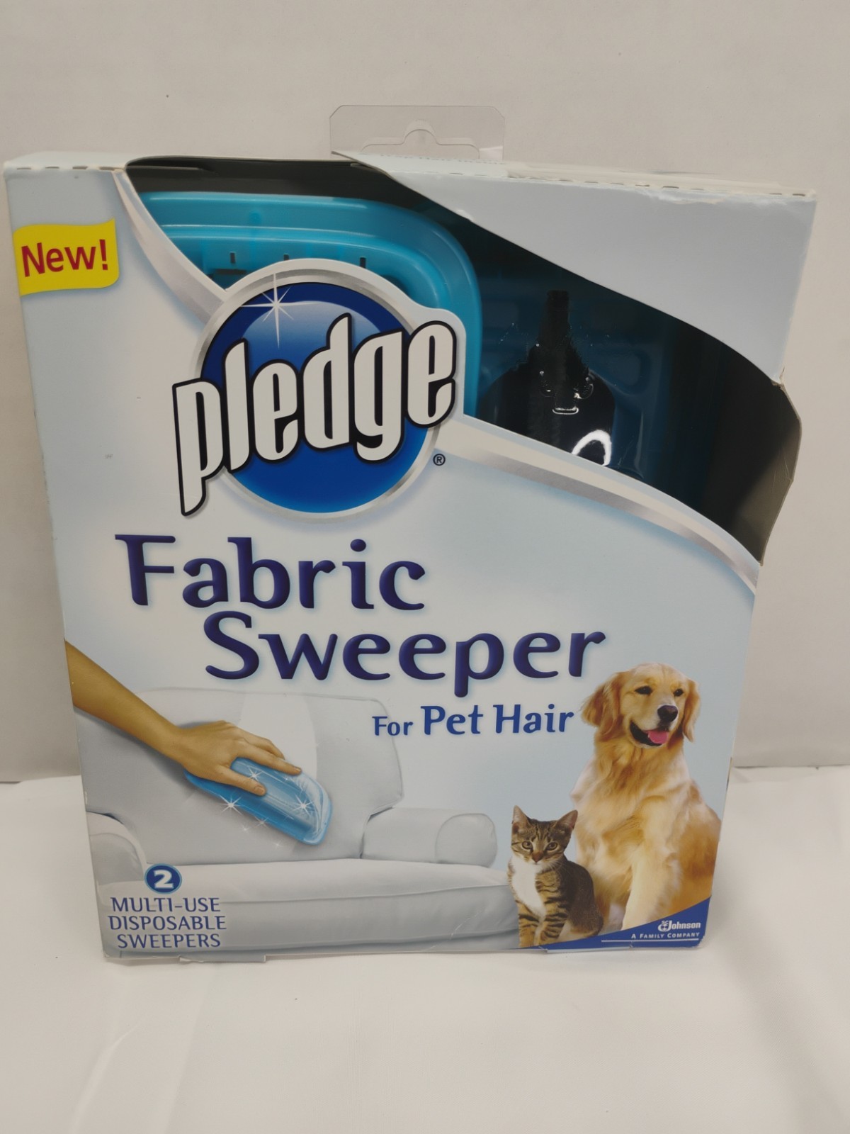 Pledge Fabric Sweeper For Pet Hair 2 TWO Multi-Use Disposable Rollers Cleaning gallery