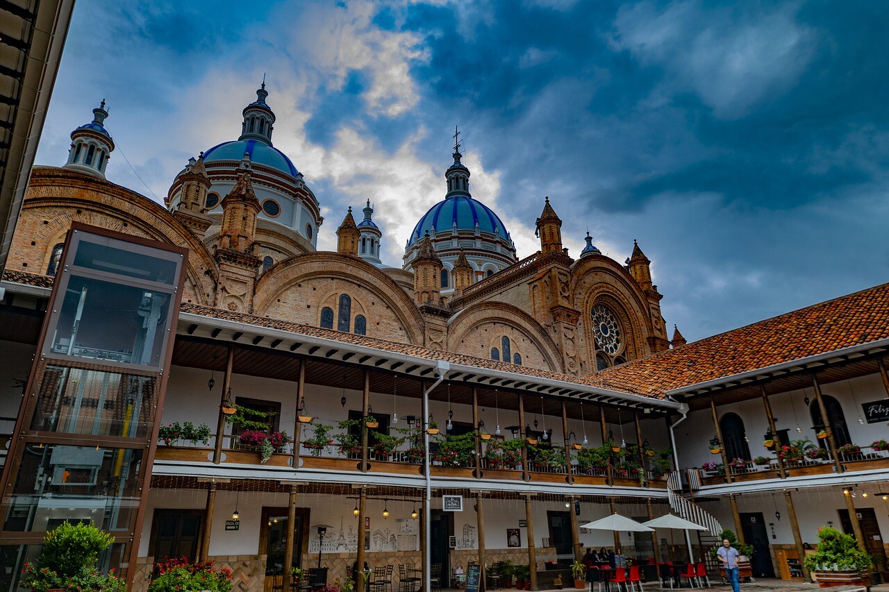 (Laminated) Cathedral In Cuenca, Ecuador Photograph 91x61cm gallery