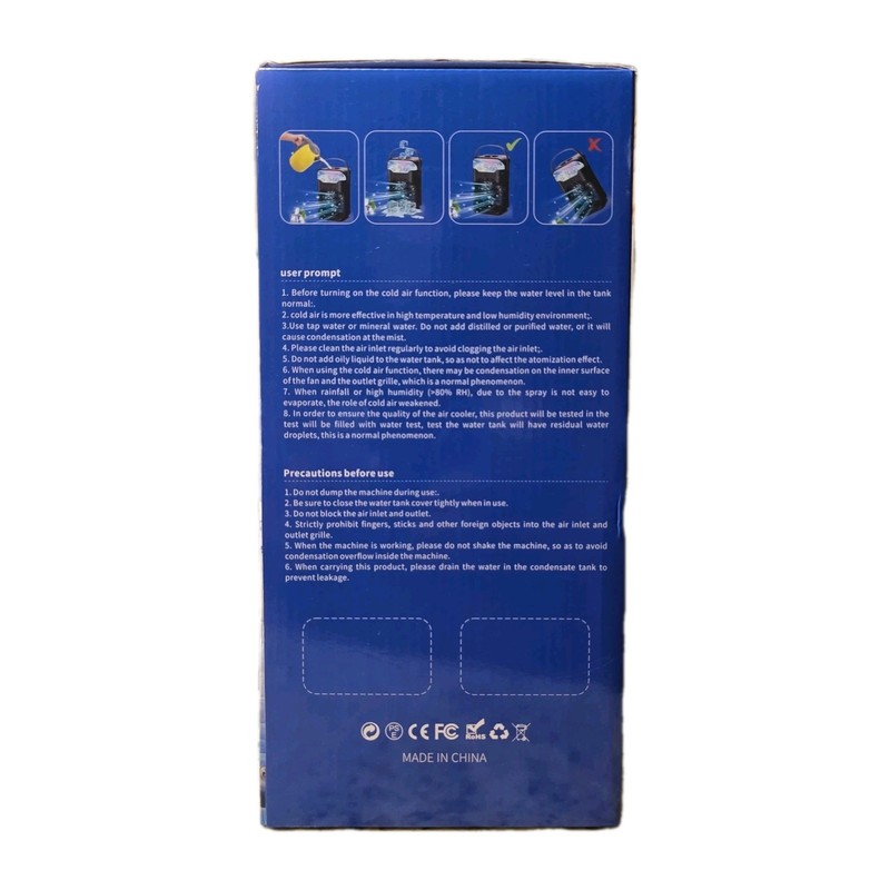 Multifunctional Air Cooler Large Space Air Supply Three Speeds Remote Control gallery