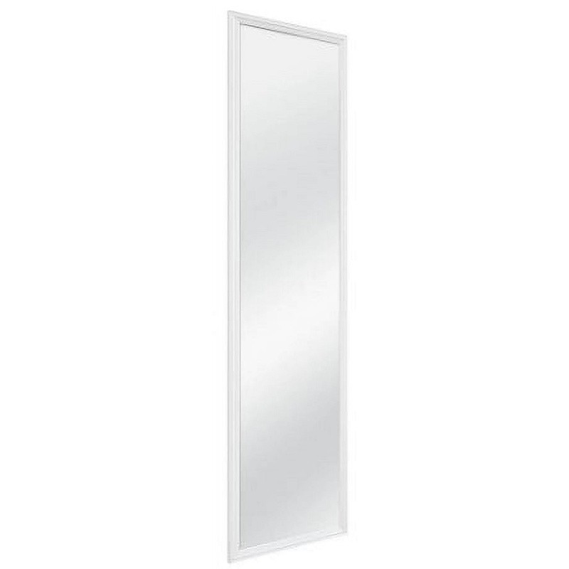 Full Length Rectangular White Mirror 49 Inch Slim Frame Home Decor Wall Hanging gallery