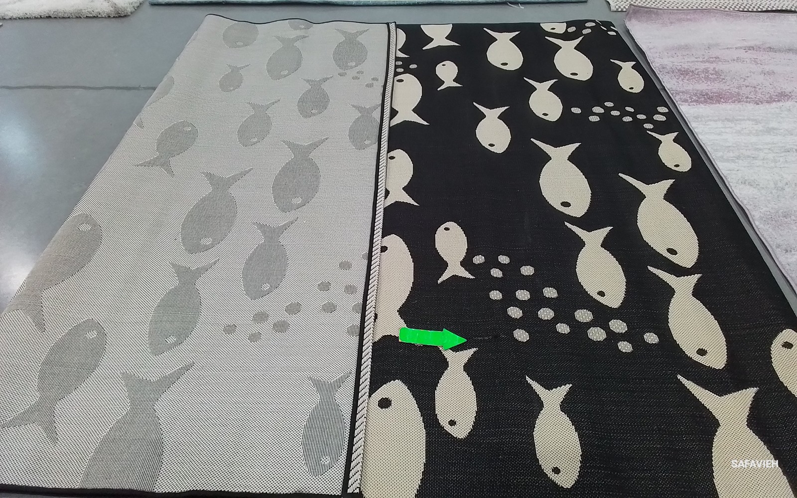 BLACK / BEIGE 8'-0" x 10'-0" Cut on Rug, Reduced Price 1172798017 CY6012-256-810 gallery